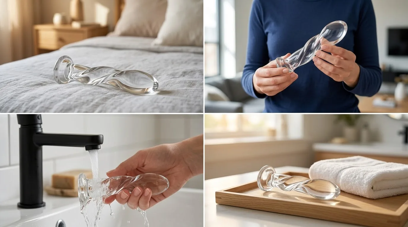 Sextoy thủy tinh borosilicate cao cấp bề mặt nhẵn bóng không lỗ xốp